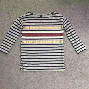 J. Crew Foil Stripe Shirt